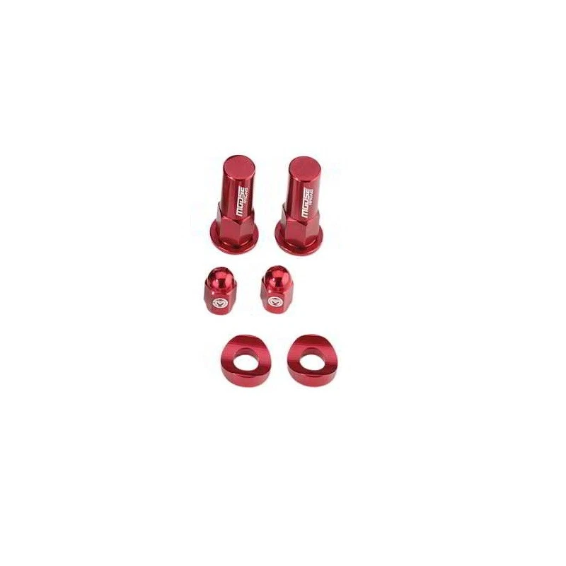 Moose Racing Bling Pack tarugo alumínio vermelho para Honda CRF450R 2009-2015 - Imagem 4 de 4