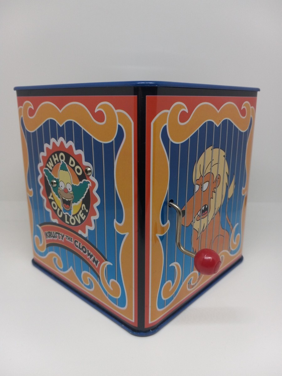 The Simpsons Krusty The Clown in a Box Jack in the Box 2002 Super