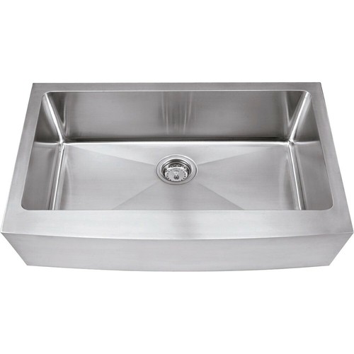 16G Farmhouse Single Bowl Stainless Steel Kitchen Farm Sink Apron Front 10" Deep - 第 5/6 張圖片