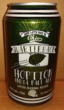 QUARTERBACK HOPTION IPA 12 oz beer can Hopview Brewing Madison, OH Kosar - EMPTY