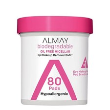 Lot Of 2 Sealed Almay Biodegradable Micellar Eye Makeup Remover Pads 80ct Each