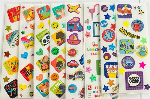 100+ Mxd STICKERS, MARVEL HELLO KITTY Winnie the Pooh FROZEN Care Bears Pokemon - Picture 18 of 22
