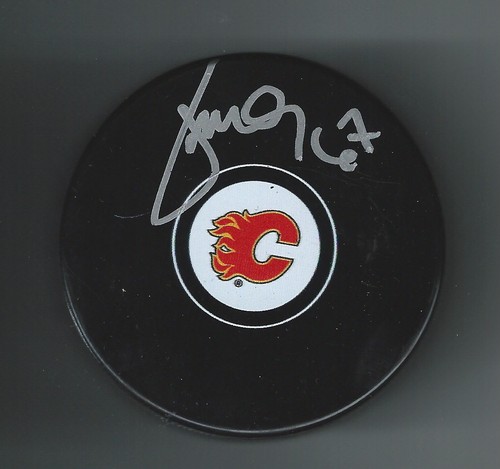 Michael Frolik Signed Calgary Flames Puck Buffalo Sabres - 第 1/1 張圖片