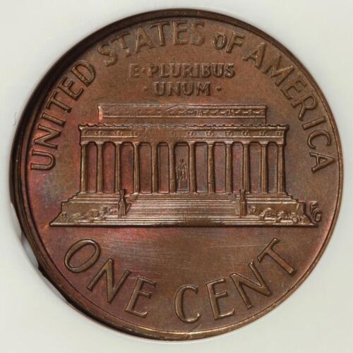 1973 NGC MS65 Brockage By Off Center Cent Mint Error Unique Eye Appeal Very Rare - Picture 2 of 4