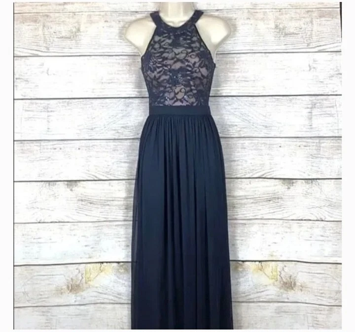Racerback evening gown sale