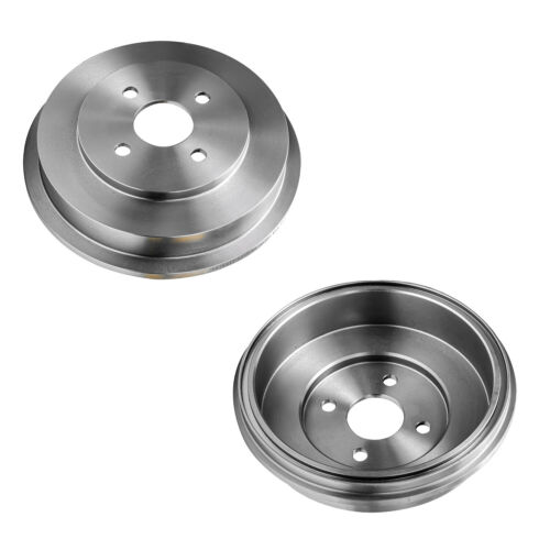 4-Lug Rear Brake Drums Ceramic Shoes for 2009-2010 Chevrolet Cobalt Pontiac G5 - Picture 3 of 7