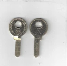 1 VINTAGE NOS UNCUT KEY BLANK VW VOLKSWAGON TAYLOR 62VC