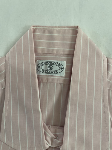 H. Stockton Pink/White Striped Vintage Shirt - Picture 3 of 16