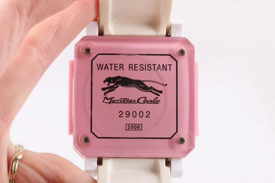 RELOJ PULSERA PUMA MONTRES CARLO ROSA CUADRADO DIGITAL CRONÓGRAFO WR 29002 5006 7097 Foto 3 de 4