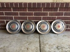Nash Rambler 10 Dog Dish Poverty Wheel Rim Hub Caps Trim Cover Molding 1960s