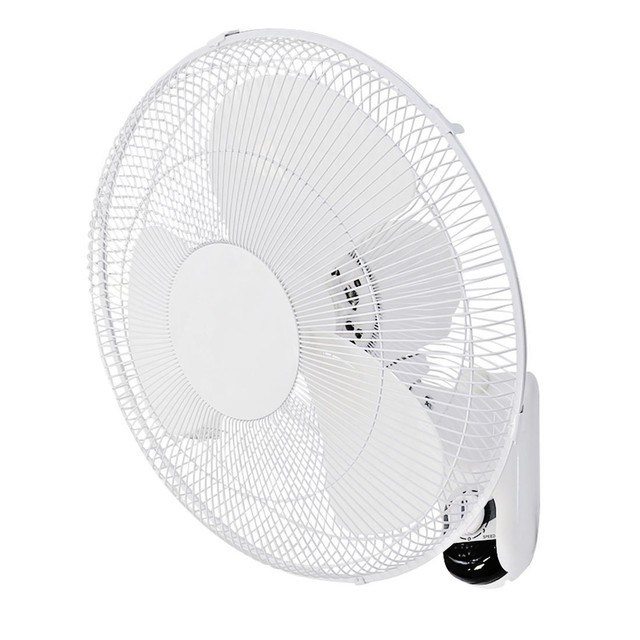 Classic 16″ Oscillating Wall Mount Quiet Fan w/ Oscillation, 3 Speed
