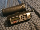 Vintage Portable Tube Clock AM-FM Radio Model 1175 W/ Carrying Case Untested