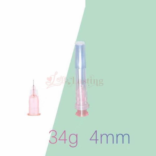 100pcs Box of 34G Tattoo Needle Syringe Injections – 1.5mm to 8mm Transparent. - Picture 22 of 24