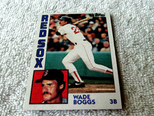 1984  TOPPS  # 30   WADE  BOGGS    2nd  YEAR     RED  SOX      GEM  MINT    !!