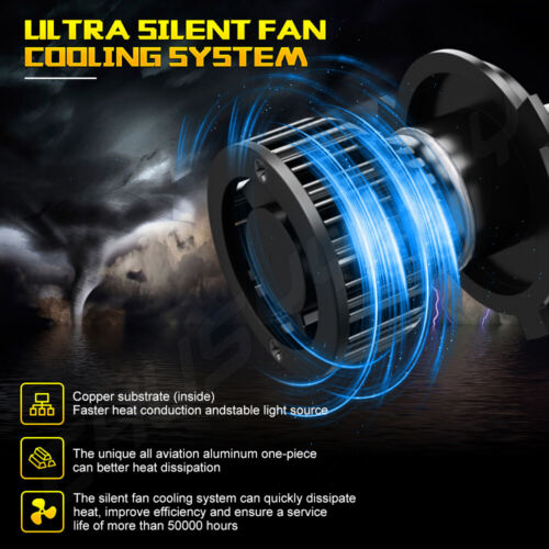 For HONDA Pilot 2003 2004 2005 -2x 6000K White LED Headlight Bulb High/Low Beam - Picture 8 of 11