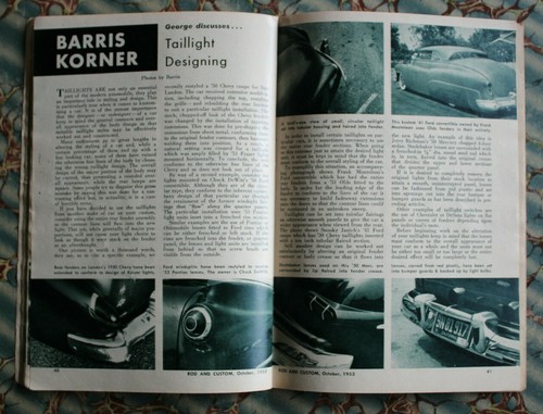 ROD & CUSTOM Magazine #6 1953 vtg HIROHATA 51 Mercury BARRIS how to 32 Ford scta - Picture 10 of 13