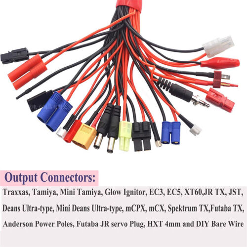 19 In 1 RC Lipo Battery Multi Charger Plug Adapter Converter Charging CabledidM - Picture 6 of 14
