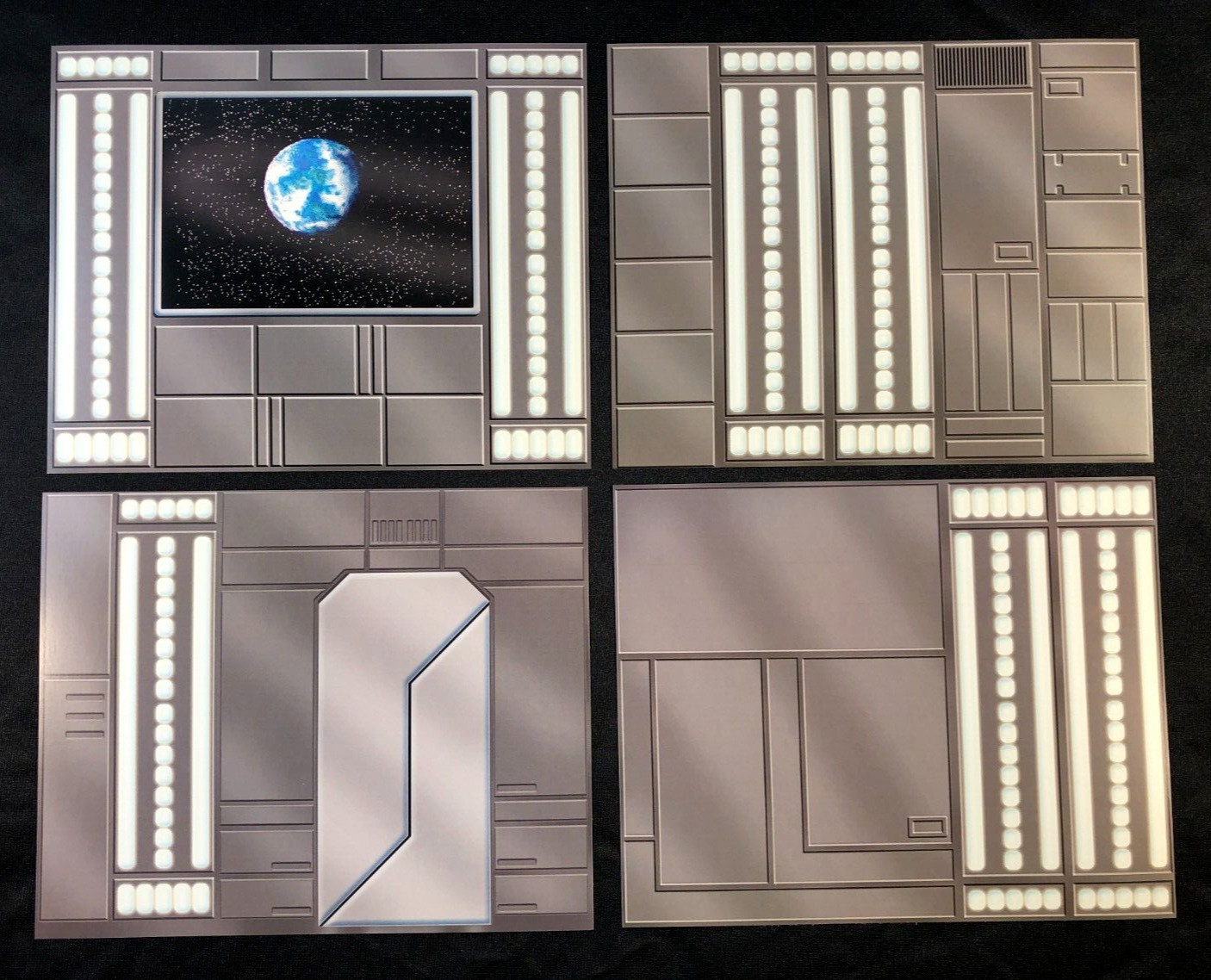 Display Background Scenes (set Of 8) - Star Wars And More