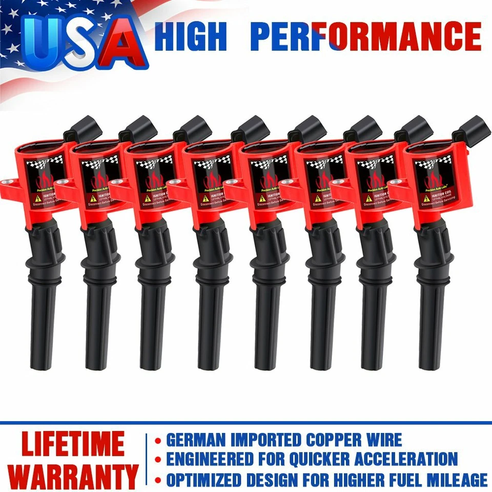 8 DG508 Ignition Coil Pack For Ford F150 Expedition 2000 2001 2002-2004 4.6/5.4L - Image 2 of 4
