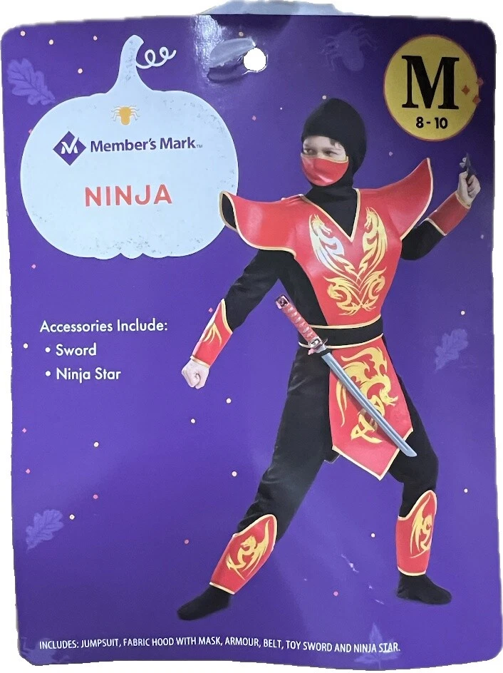 Disfraces de Ninja de poliéster unisex