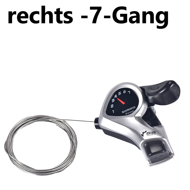 Leva cambio Shimano Tourney destra sinistra SL-TX50 3/6/7 velocità montaggio pollice - Immagine 4 di 4