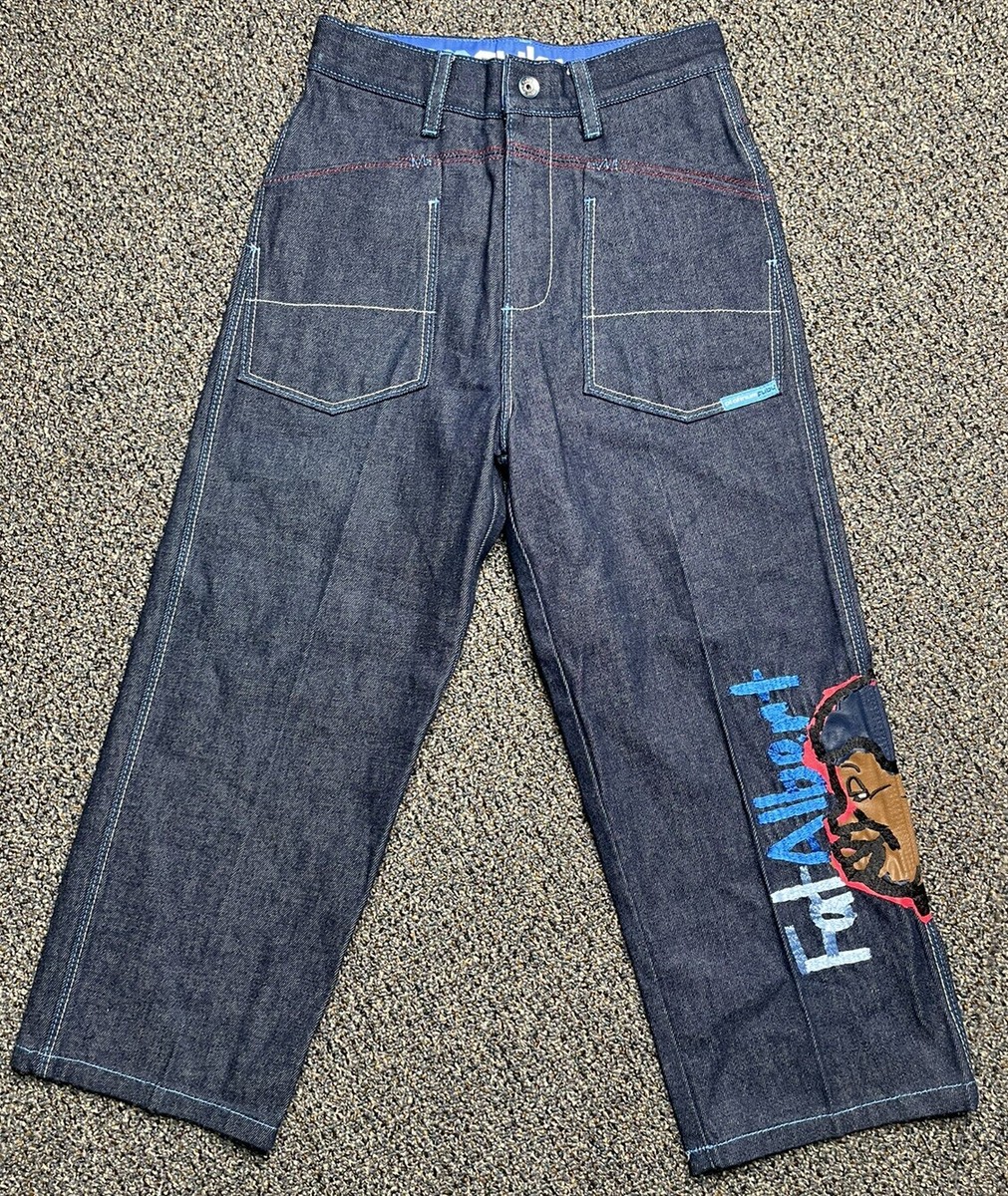 Vintage Platinum Fubu Fat Albert Jeans YOUTH | eBay