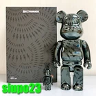 Medicom 400% + 100% Bearbrck ~ NEIL BARRETT Be@r brick Black Chrome Ver Macau