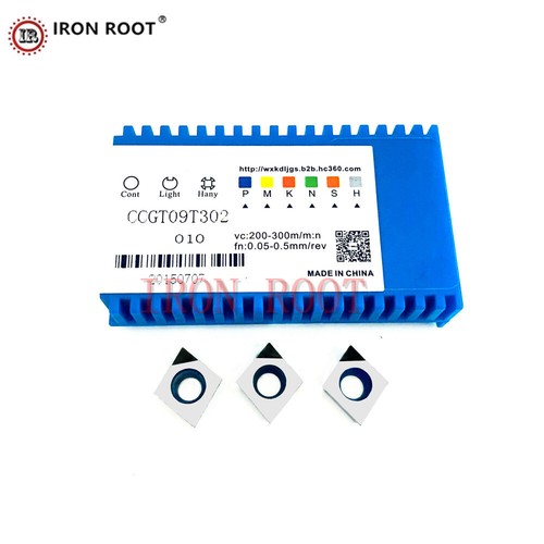 2P CCGT09T302 PCD CNC Metal Lathe Turning Tool Diamond Turning Insert SCLCR/L - Picture 6 of 6