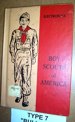 BSA Boy Scout MERIT BADGE SERIES Library Hard Cover ELECTRONICS Electricity Book