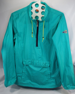 Merrell Opti-Shell Rain Jacket Women's Aqua Green Hooded - Size L