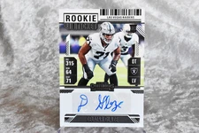 DELMAR GLAZE AUT Glaze 2024 Contenders Rookie Ticket #294  Las Vegas Raiders RC