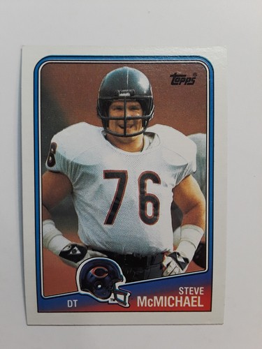 Steve "Mongo" McMichael Vintage Football Karten Lot (4 ct) Chicago Bears HOF - Bild 2 von 6