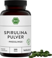 Spirulina Presslinge BIO - 500 Stück à 400 ...