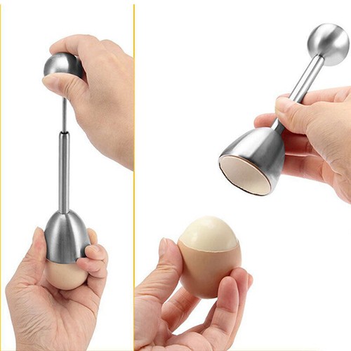 Edelstahl Eierschalenbrecher Eierköpfer Eieröffner Ei Topper Opener Küche Tools~ - Bild 13 von 18
