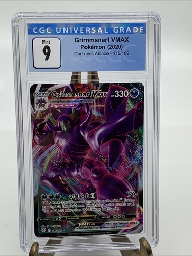 Grimmsnarl VMAX graded CGC 9 for sale on eBay