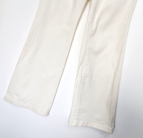 JCrew High Heel Flare Jeans Women’s Size 28 White Stretch - Picture 4 of 12