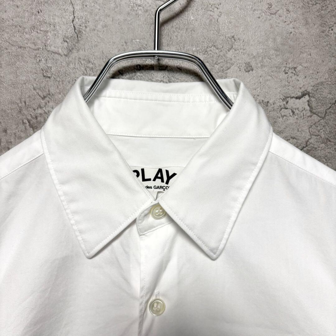 Play Comme des Garcons Long Sleeve Casual Shirt Patch Regular