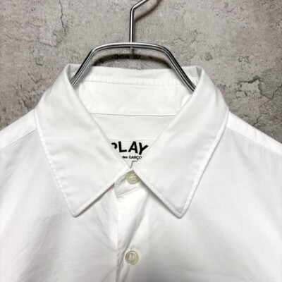 Play Comme des Garcons Long Sleeve Casual Shirt Patch Regular