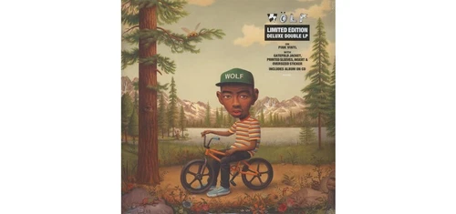 Tyler The Creator Wolf Pink Vinyl Deluxe Edition 2LP+CD (2014) Very Rare!