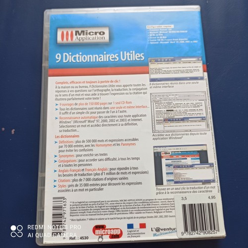 Logiciel 9 Dictionnaires utiles - Photo 2/2
