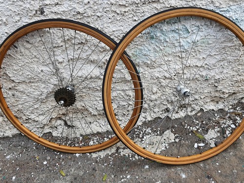Ruote Da Corsa Con Cerchi In Legno | eBay
