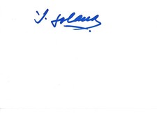 Fernando Solanas Autogramm signed 10x15 cm Karteikarte 