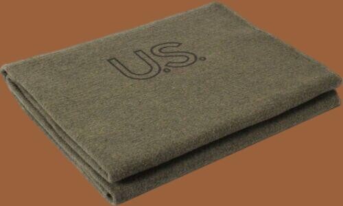 新品 未使用 米軍 実物 放出品 90s US Wool Blanket U.S MILITARY STYLE ARMY WOOL BLANKET CAMPING SURVIVAL 60X80 HEAVY