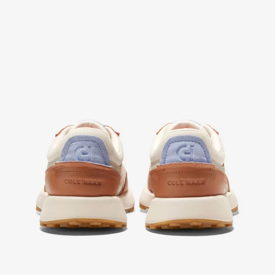 Cole Haan Grand Crosscourt Meadow Runner shoe. Beige &orange color Size 8B. NWOB - Image 2 of 4