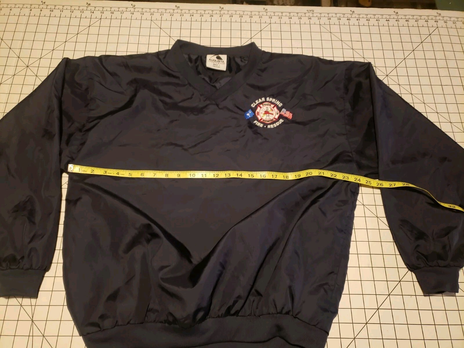 5pc Top Bottom Firefighter Mens L Windbreaker Top… - image 3