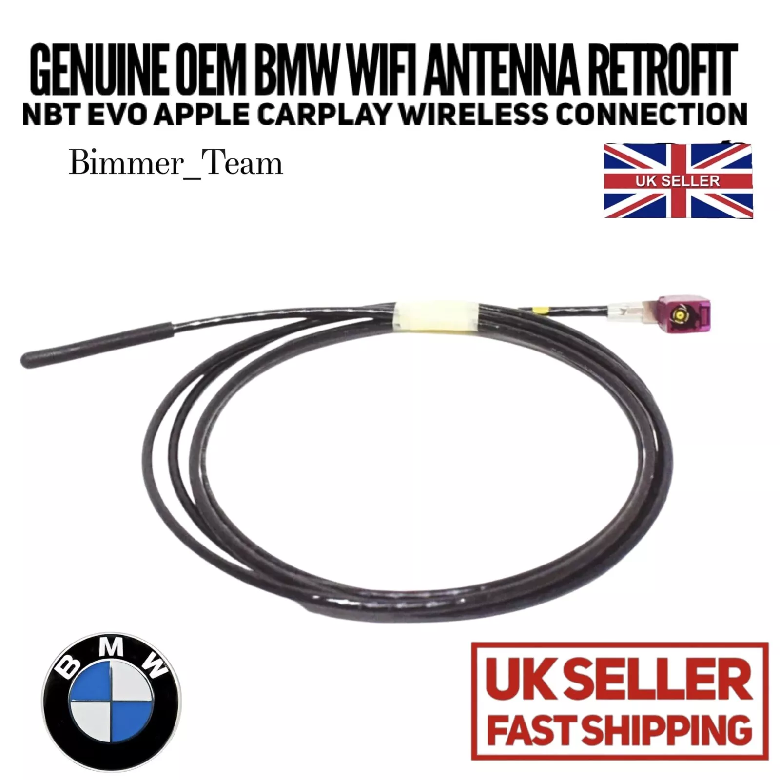 BMW OEM WLAN WIFI Antenna Retrofit CarPlay Wireless