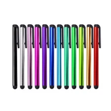 10-Pack Stylus Touch Screen Pen For  iPods iPads Tablets Phones PC's Multi Color