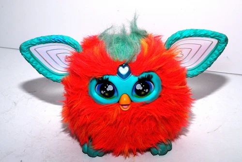 Furby Coral Interactive Plush Toy Talks Entertains Dances Lights Up Works Tested