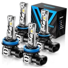 Bulbs Combo, H 11 9005 Fog Lights Bulb, 64,000LM 800 9005 H11 Cool White