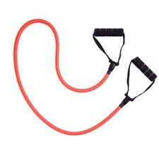 Athletic Works Resistance Tube Exercise Band, Extra Heavy Resistance, Red